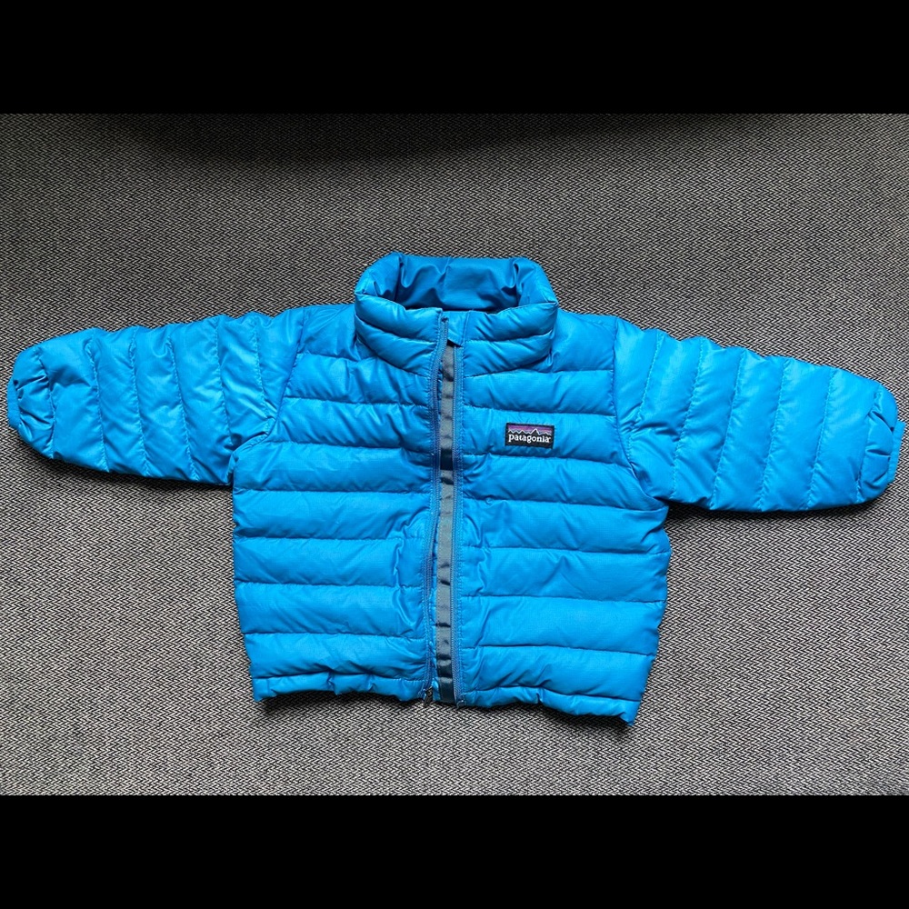 Patagonia down jacket 6-12 months.